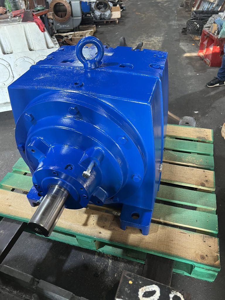 : A gearbox at a workshop